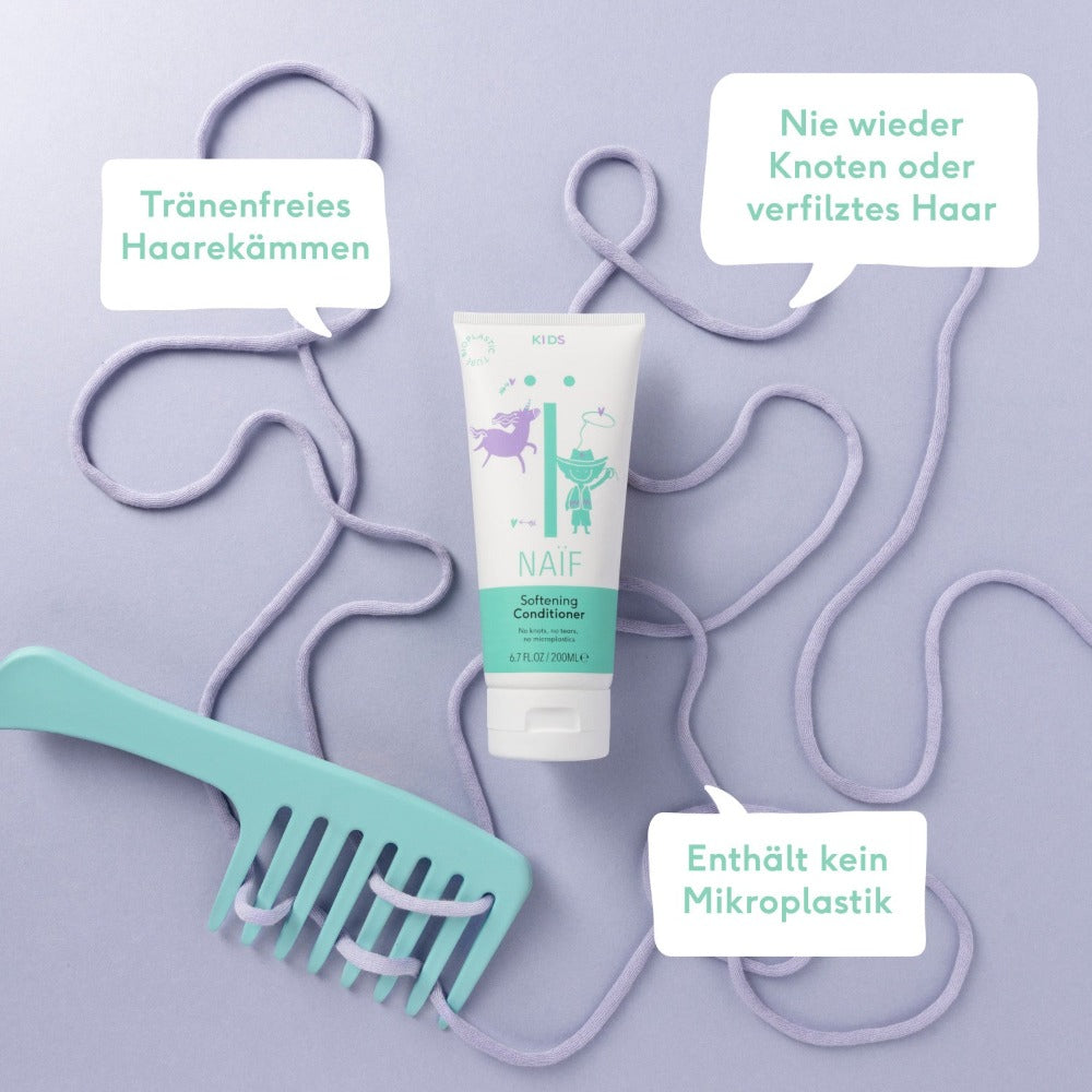 Naïf | Verzachtende Conditioner für Kinder | 200 ml | V Welt
