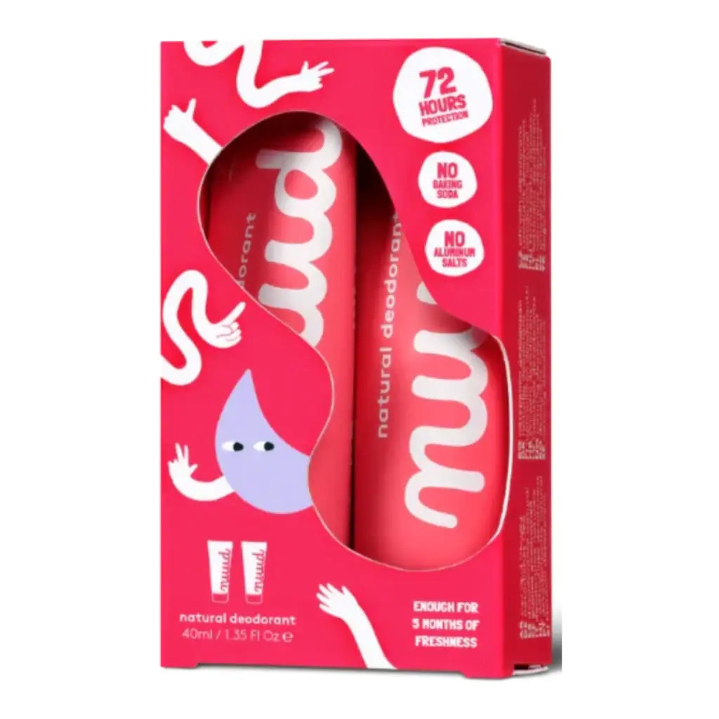 Smarter Pack Red | Natürliches Deodorant | 2 x 20 ml | nuud | V Welt