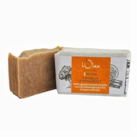 Bio Zimt und Mandarinen Seife | L'Olea | V Welt