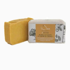 Bio Seife mit Sheabutter und Weizenkeimen | L'Olea | V Welt
