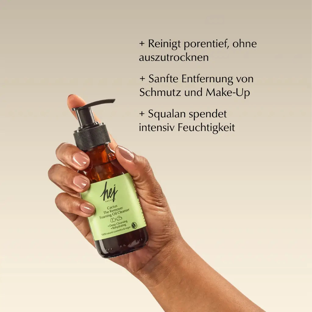 The Remover | Foaming Oil Cleanser | 105 ml | hej Organic | V Welt