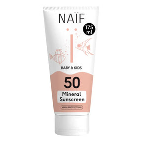 Mineralische Sonnenschutzcreme Babys & Kinder SPF50 | 175 ml | Naïf | V Welt