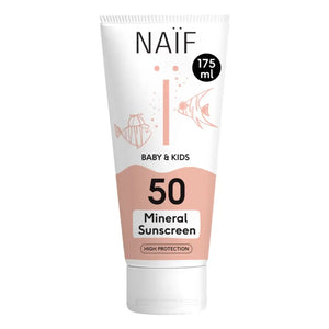 Mineralische Sonnenschutzcreme Babys & Kinder SPF50 | 175 ml | Naïf | V Welt