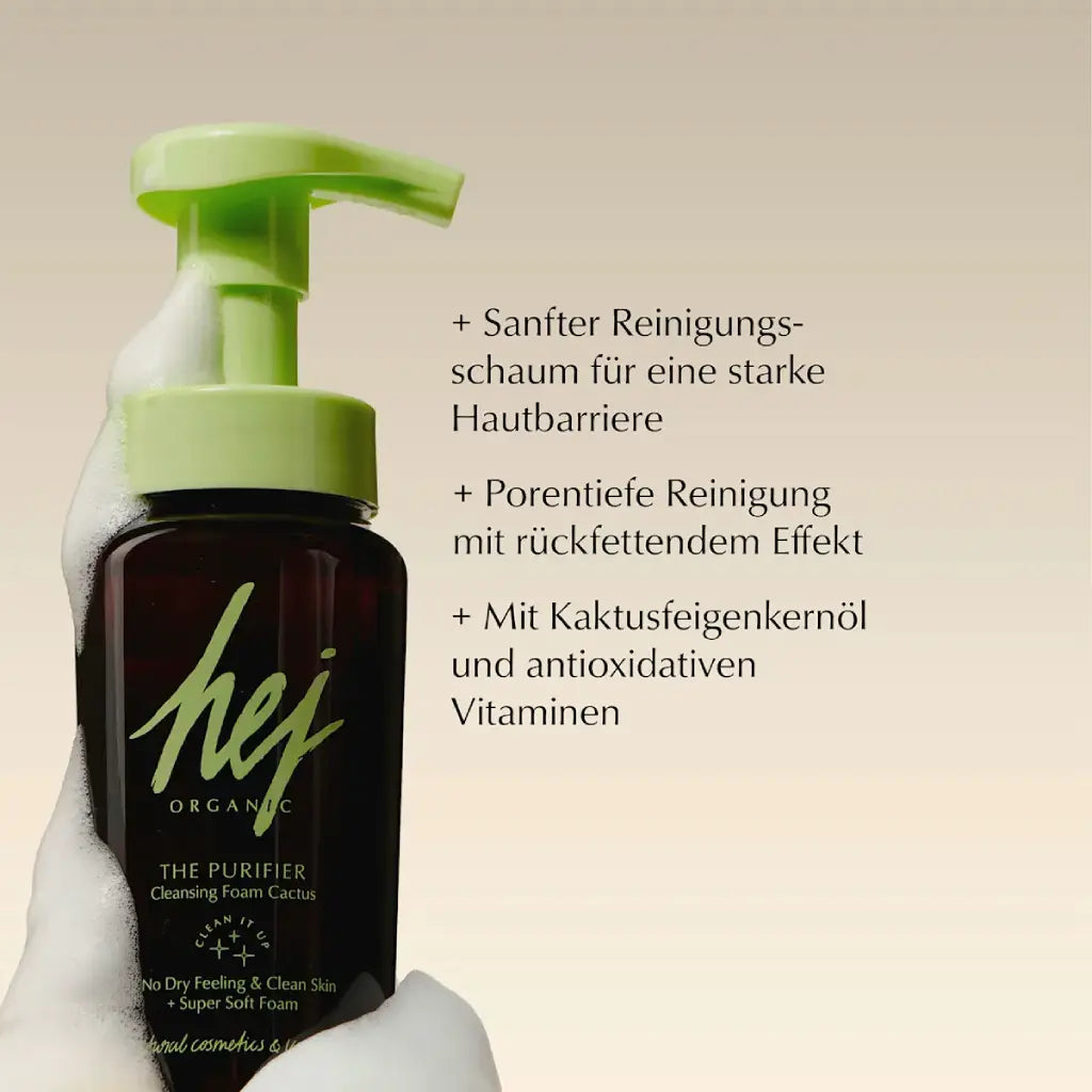 Reinigungsschaum The Purifier | 150 ml | hej Organic | V Welt