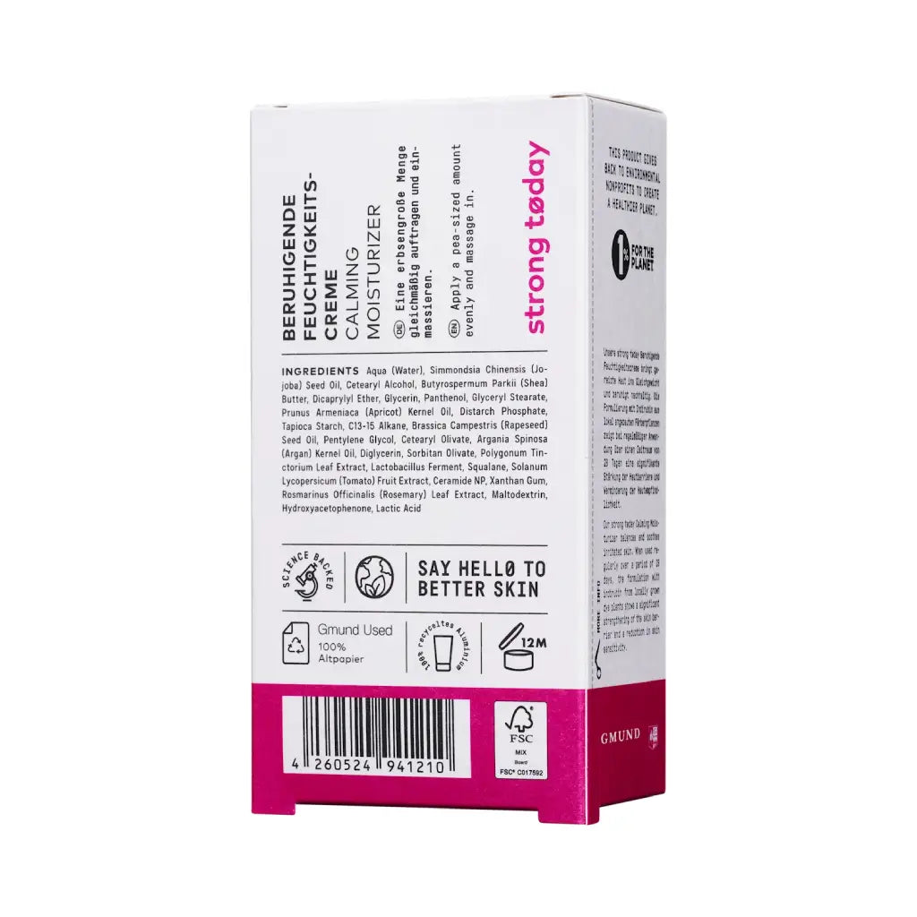 Ø Strong Today Hypersense Pink Power Tagescreme | Nø Cosmetics | V WELT