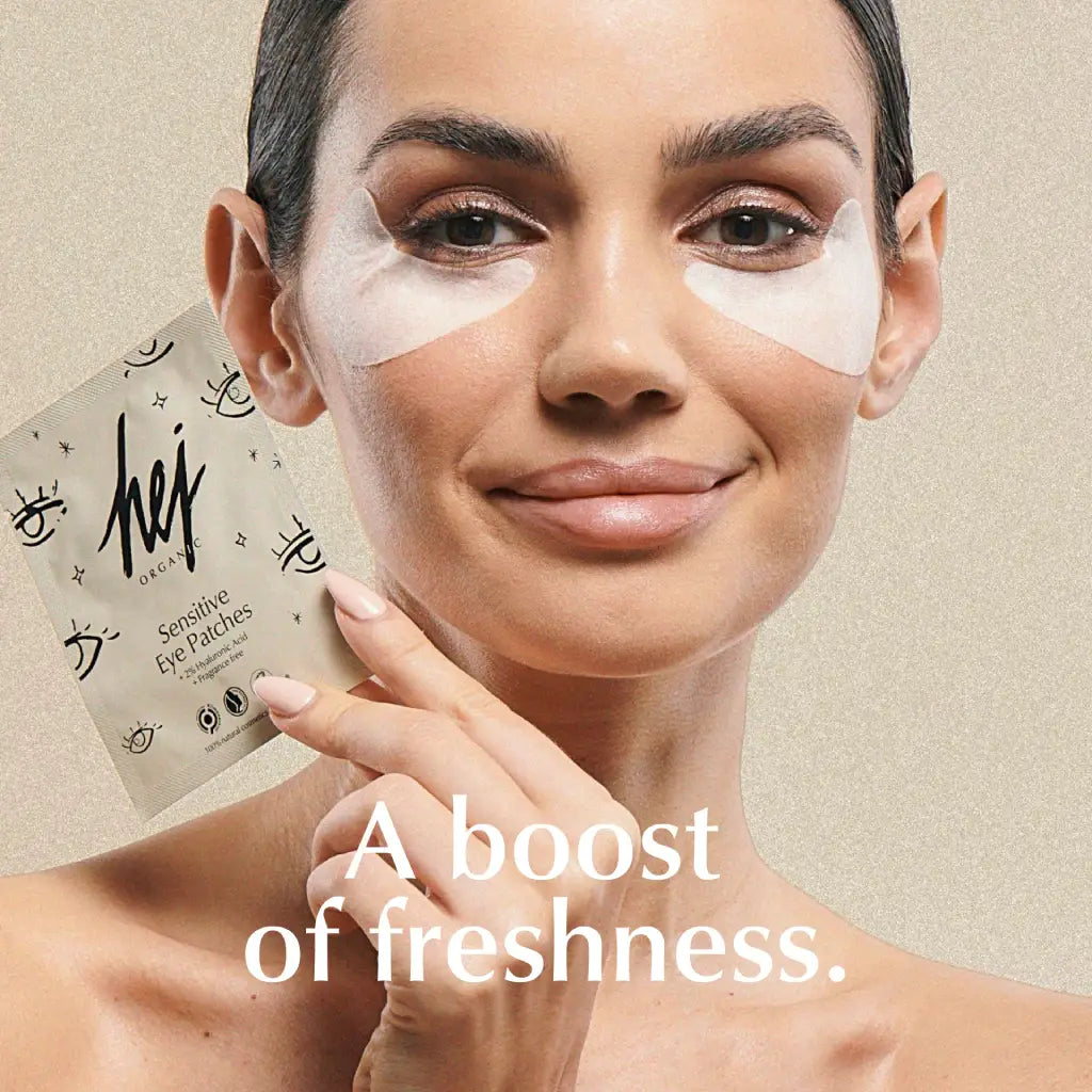 The Eye-mergency Kit | 4 x Sensitive Eye Patches | hej Organic | V Welt